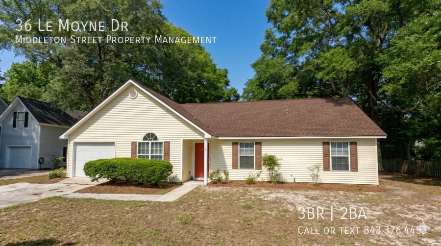 House for rent at 36 Le Moyne Dr, Beaufort, SC 29906