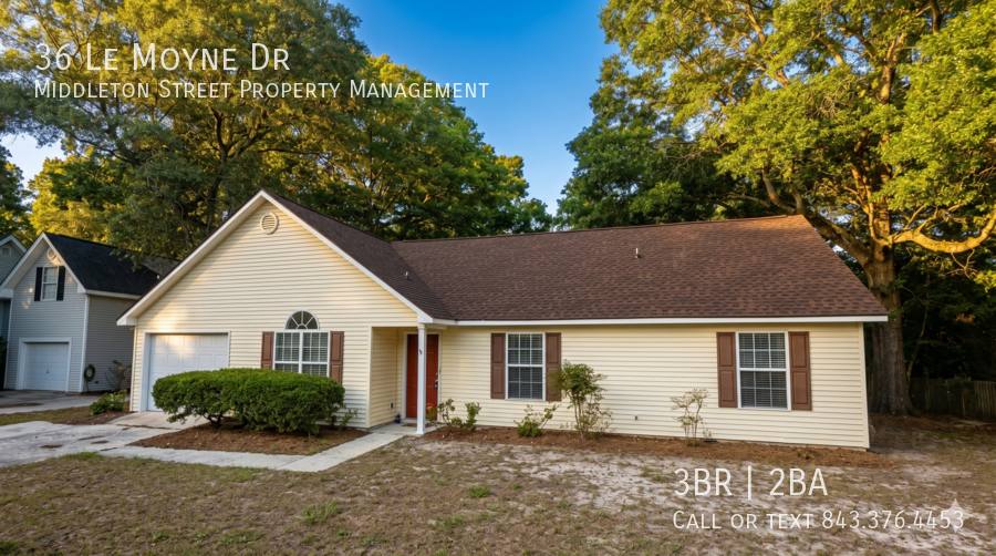 House for rent at 36 Le Moyne Dr, Beaufort, SC 29906