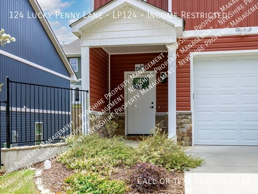 Townhouse for rent at 124 Lucky Penny Lane #LP124-INCOME Restric, Spartanburg, SC 29302