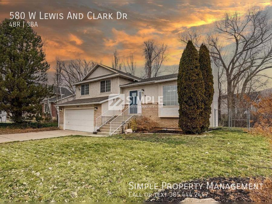 House for rent at 580 W Lewis & Clark Dr, Centerville, UT 84014