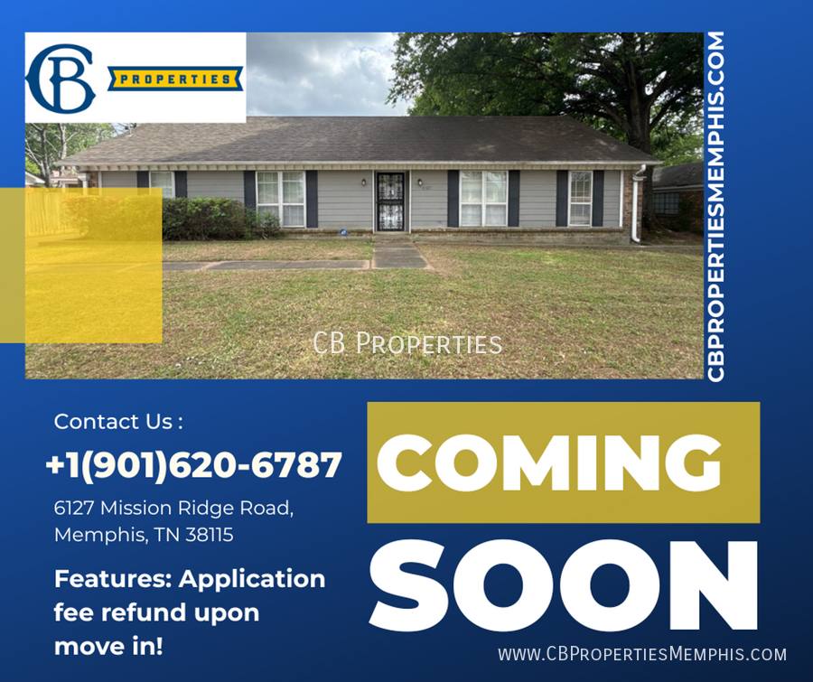 House for rent at 6127 Mission Ridge Rd, Memphis, TN 38115