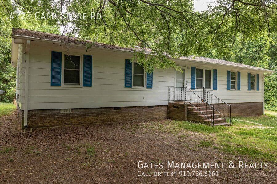 House for rent at 4123 Carr Store Rd, Cedar Grove, NC 27231
