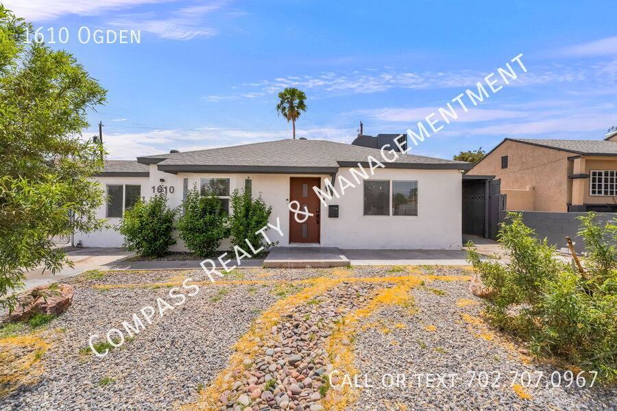 House for rent at 1610 Ogden, Las Vegas, NV 89101