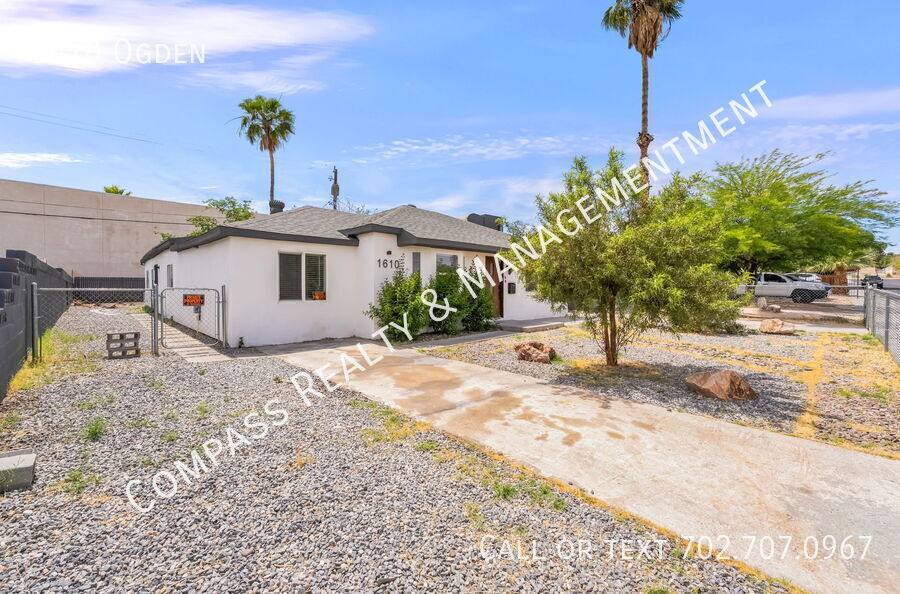House for rent at 1610 Ogden, Las Vegas, NV 89101