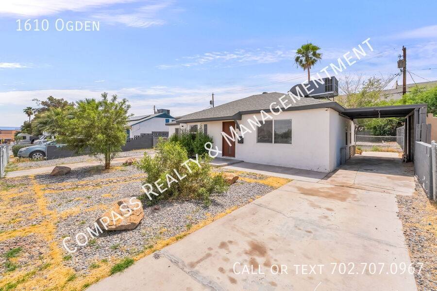 House for rent at 1610 Ogden, Las Vegas, NV 89101