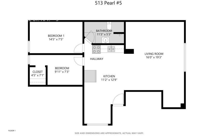 Apartment for rent at 513 Pearl St #5, Ypsilanti, MI 48197