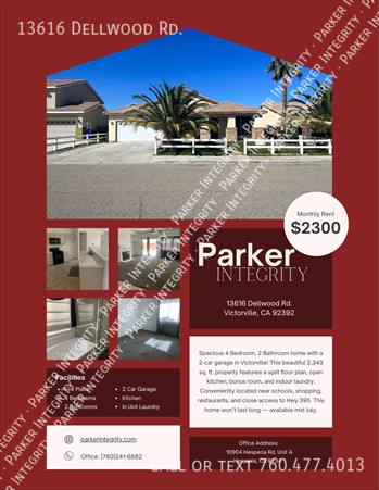 House for rent at 13616 Dellwood Rd, Victorville, CA 92392