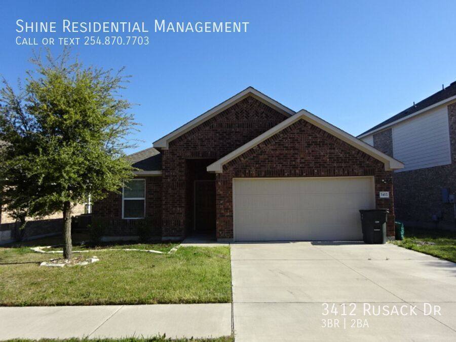 House for rent at 3412 Rusack Dr, Killeen, TX 76542