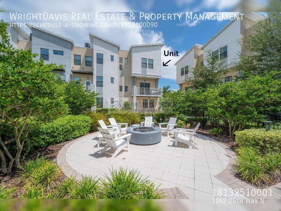 Townhouse for rent at 1162 25th Way N, Saint Petersburg, FL 33713