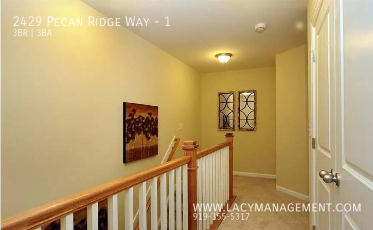 Townhouse for rent at 2429 Pecan Ridge Way #1, Apex, NC 27502