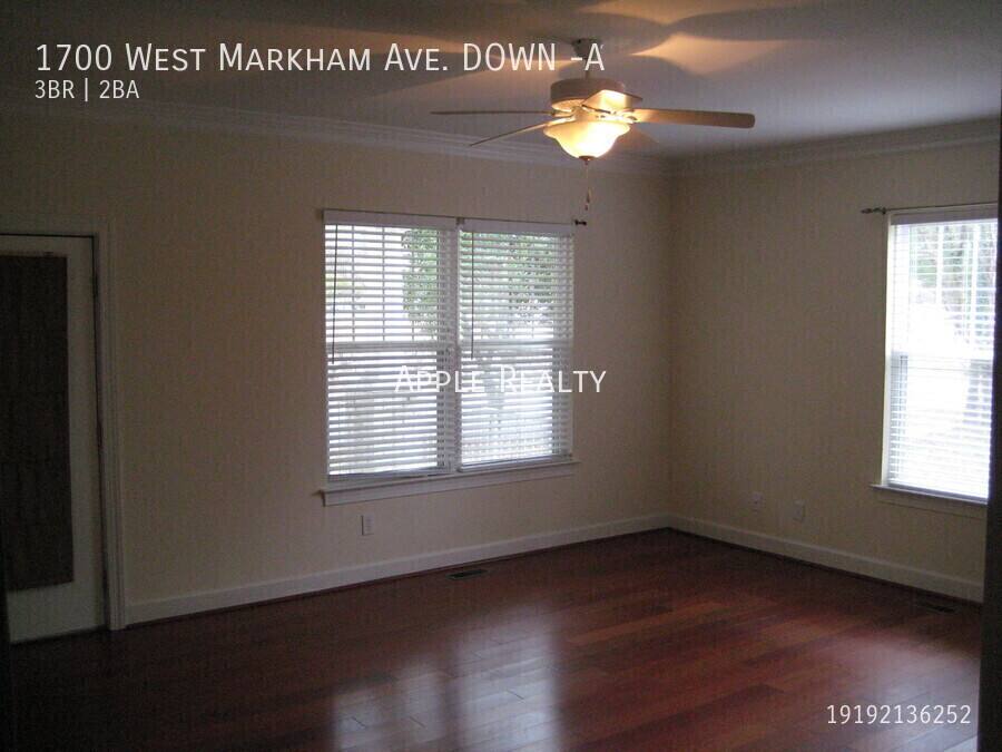 House for rent at 1700 W Markham Ave Down -a, Durham, NC 27705