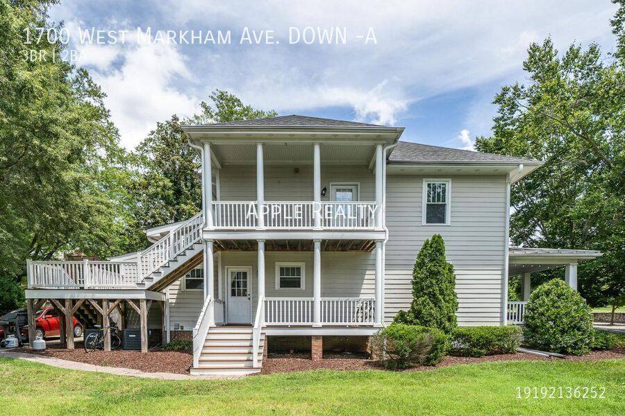 House for rent at 1700 W Markham Ave Down -a, Durham, NC 27705