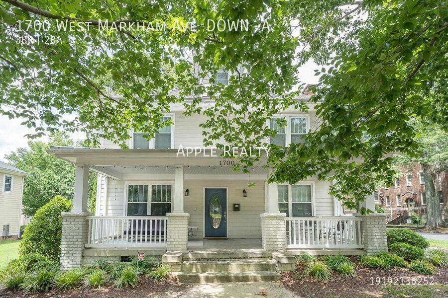 House for rent at 1700 W Markham Ave Down -a, Durham, NC 27705