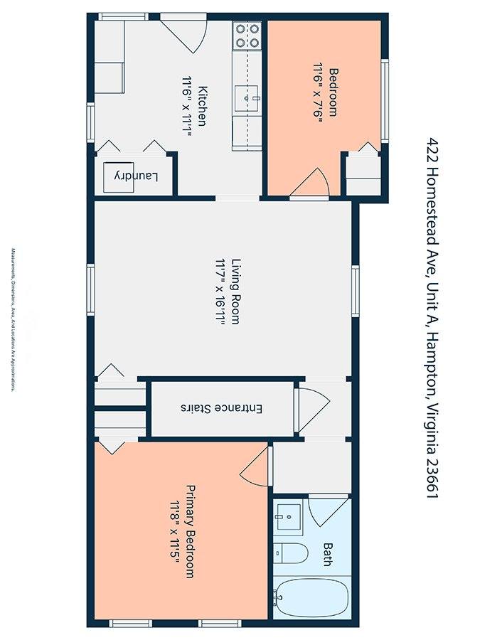 Apartment for rent at 422 Homestead Ave #B, Hampton, VA 23661