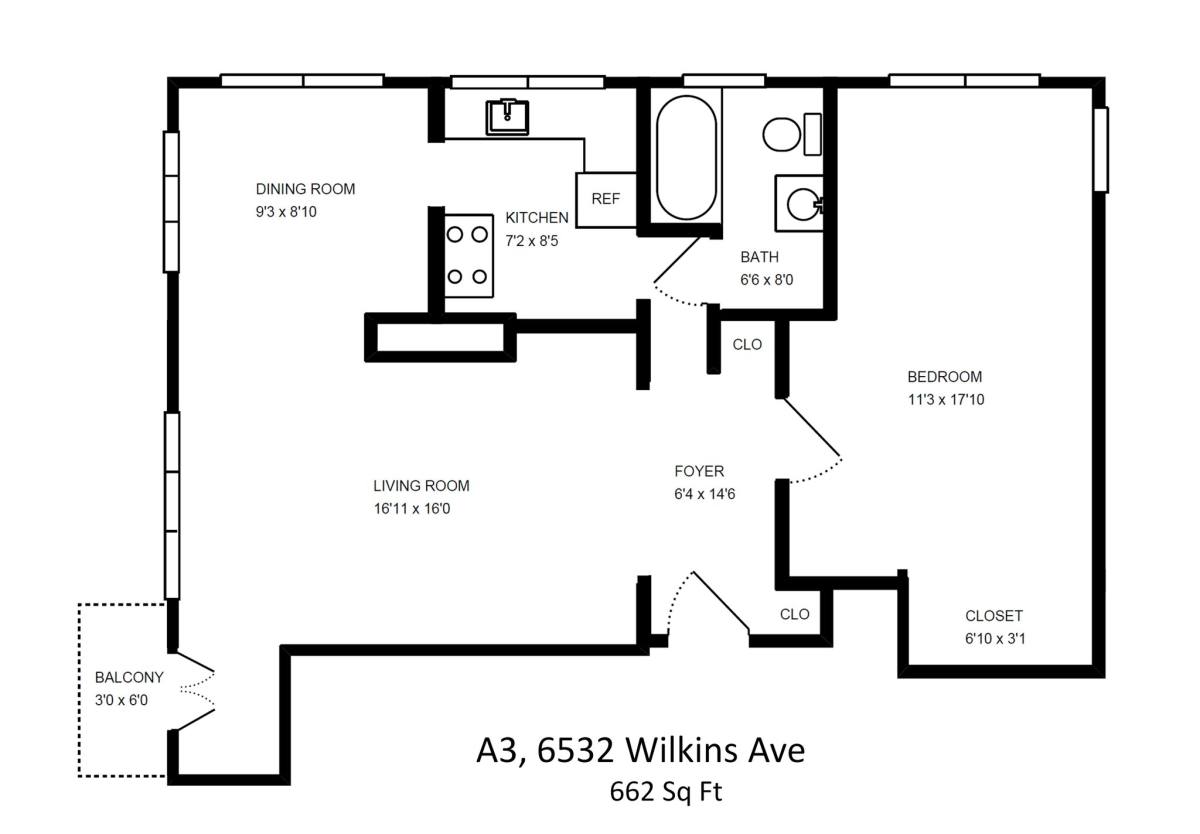 Apartment for rent at 6532 Wilkins Ave #A3, Pittsburgh, PA 15217