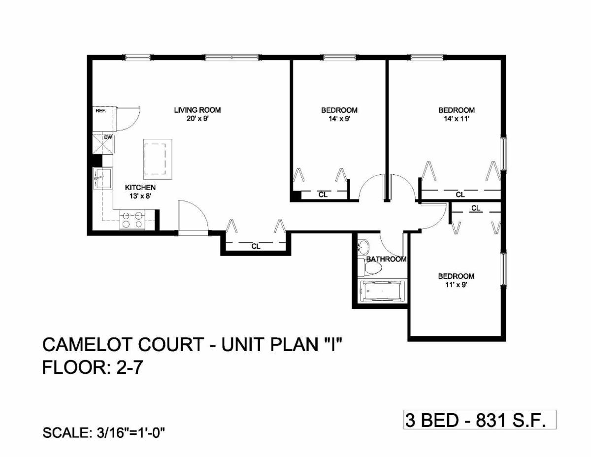 Apartment for rent at 10 Camelot Court, Brighton, MA 02135