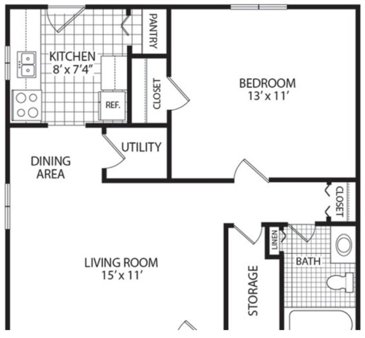 Apartment for rent at 2301 Waverly Dr, Gary, IN 46404