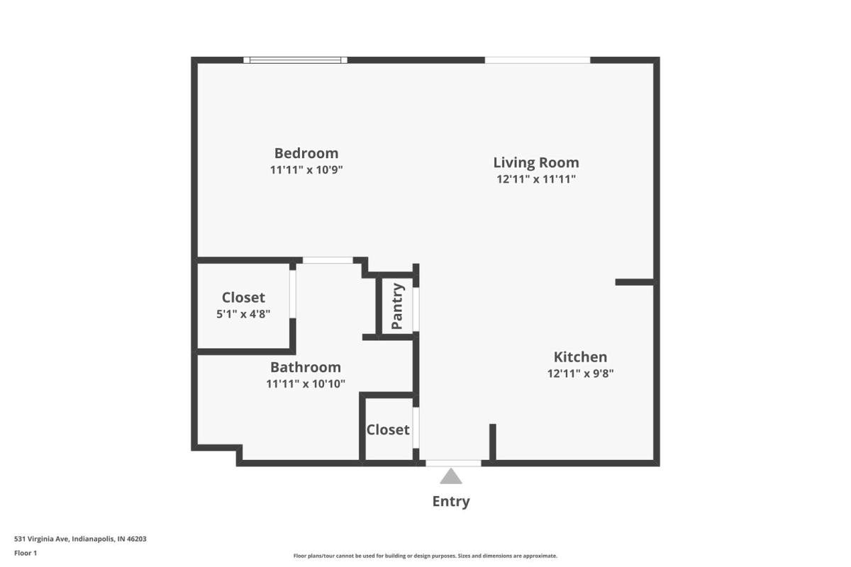 Apartment for rent at 531 Virginia Ave, Indianapolis, IN 46203