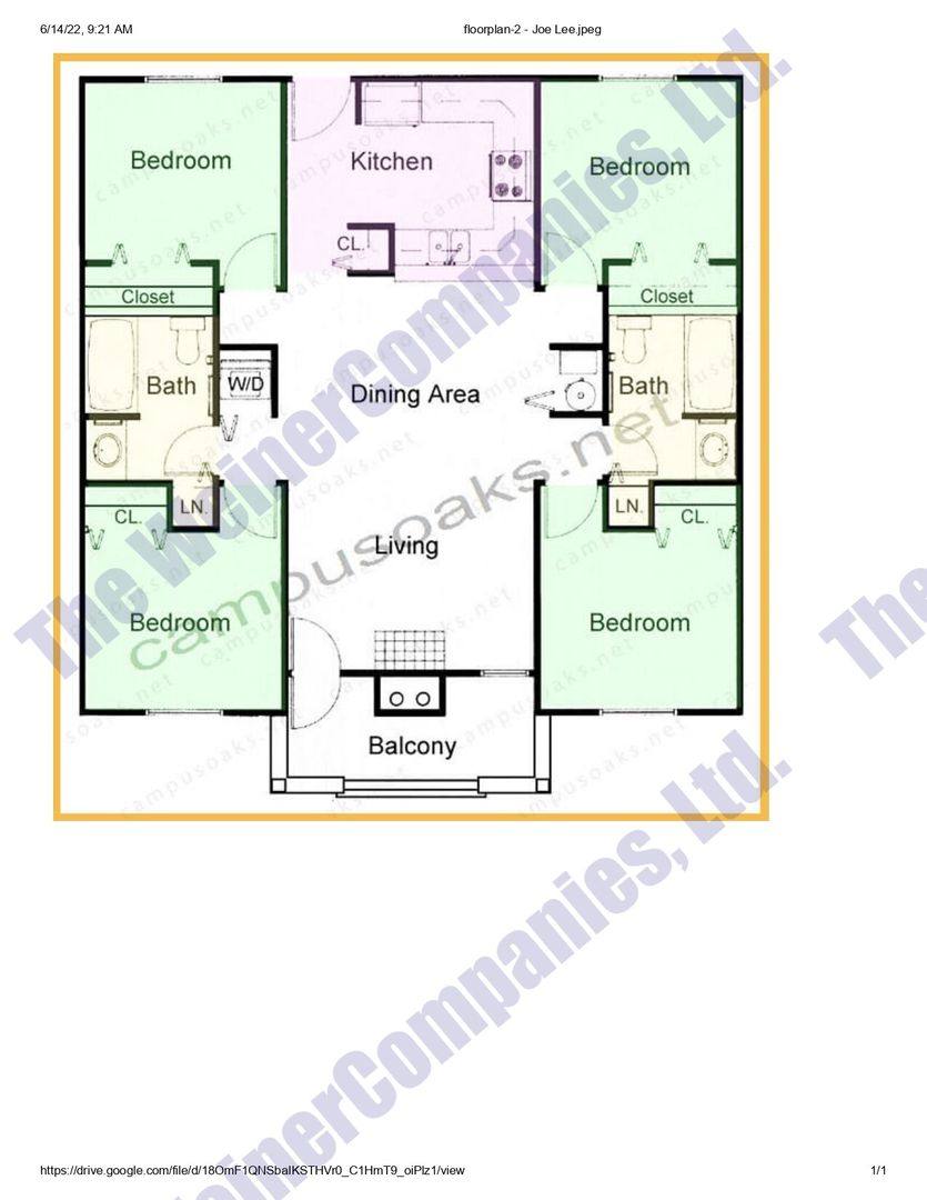 Apartment for rent at 502 W Green St, Urbana, IL 61801
