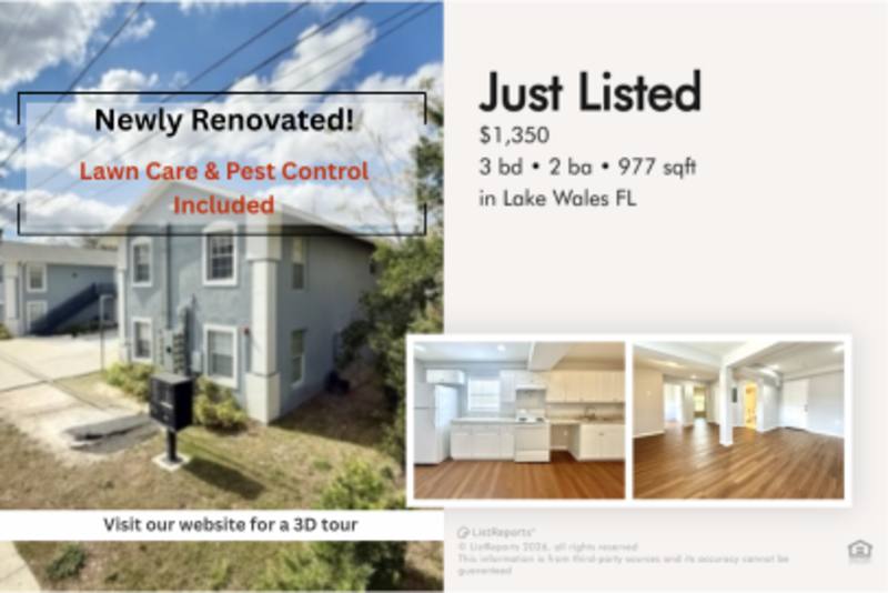 Apartment for rent at 425 F St #2, Lake Wales, FL 33853