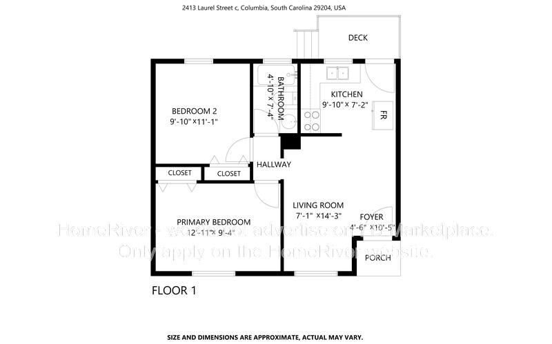 Apartment for rent at 2413 Laurel St #C, Columbia, SC 29204