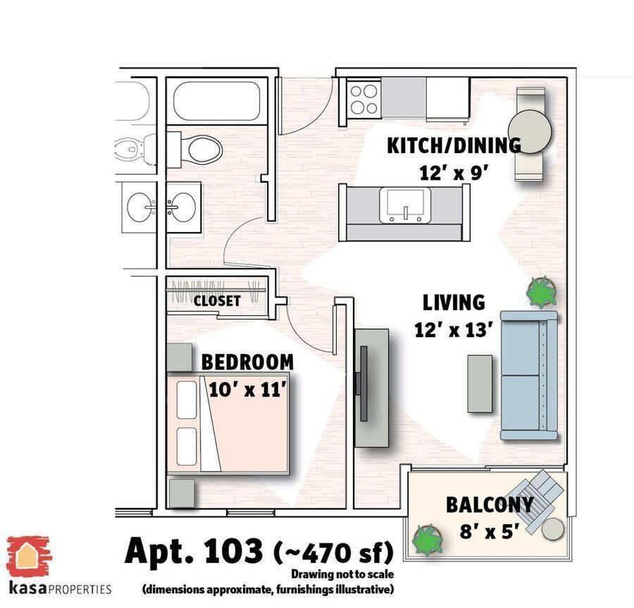 Apartment for rent at 2240 Blake St #106, Berkeley, CA 94704