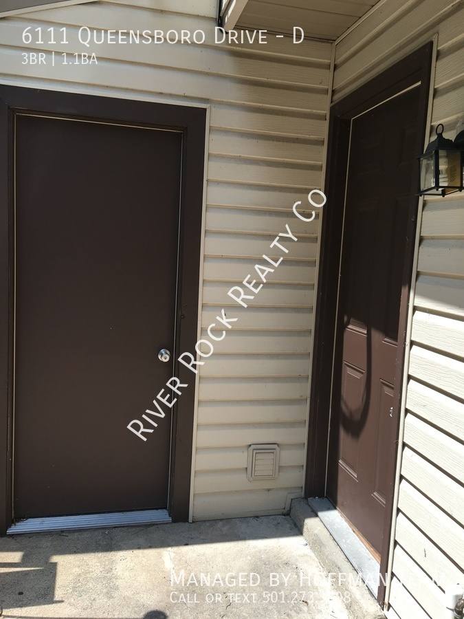 Townhouse for rent at 6111 Queensboro Dr #D, Little Rock, AR 72209