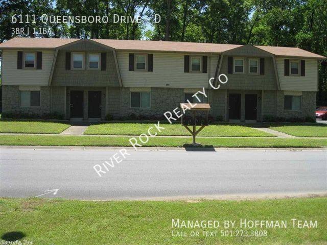 Townhouse for rent at 6111 Queensboro Dr #D, Little Rock, AR 72209