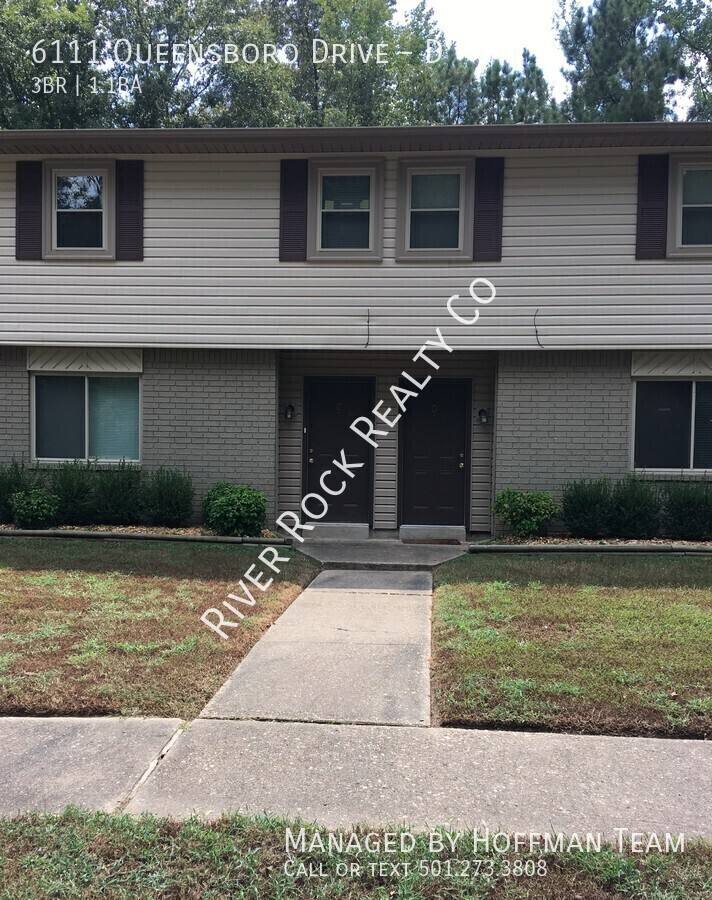 Townhouse for rent at 6111 Queensboro Dr #D, Little Rock, AR 72209