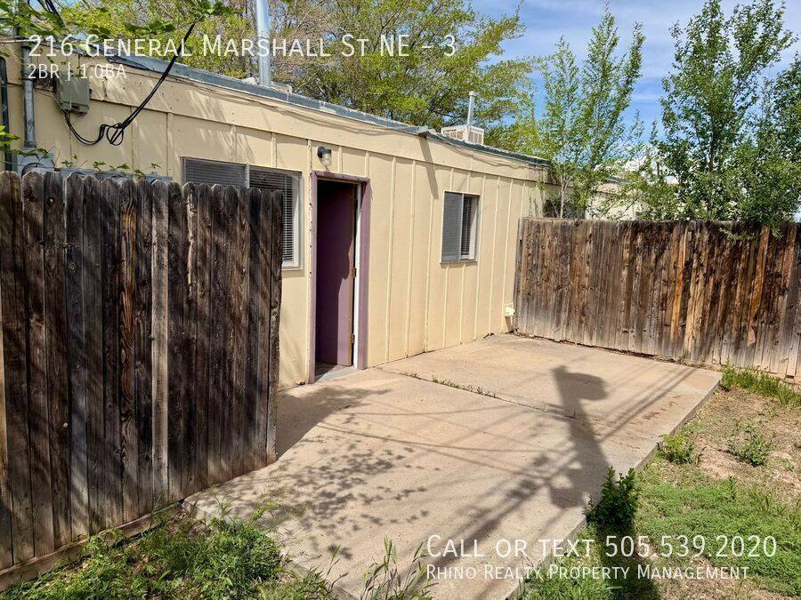Apartment for rent at 216 General Marshall St NE #3, Albuquerque, NM 87123