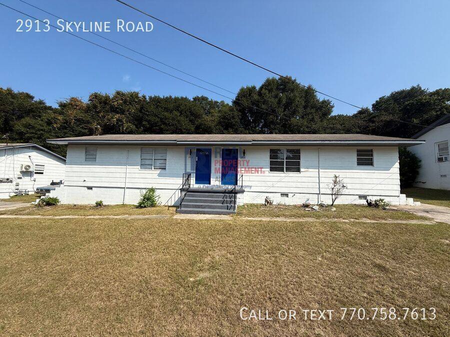 House for rent at 2913 Skyline Rd, Macon, GA 31211