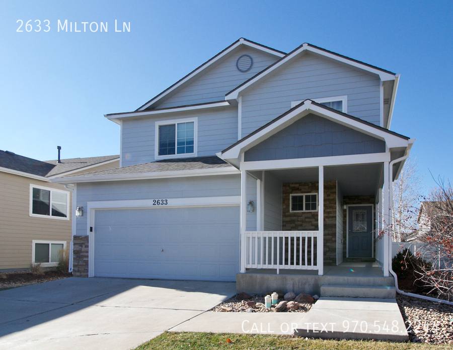 House for rent at 2633 Milton Lane, Fort Collins, CO 80524