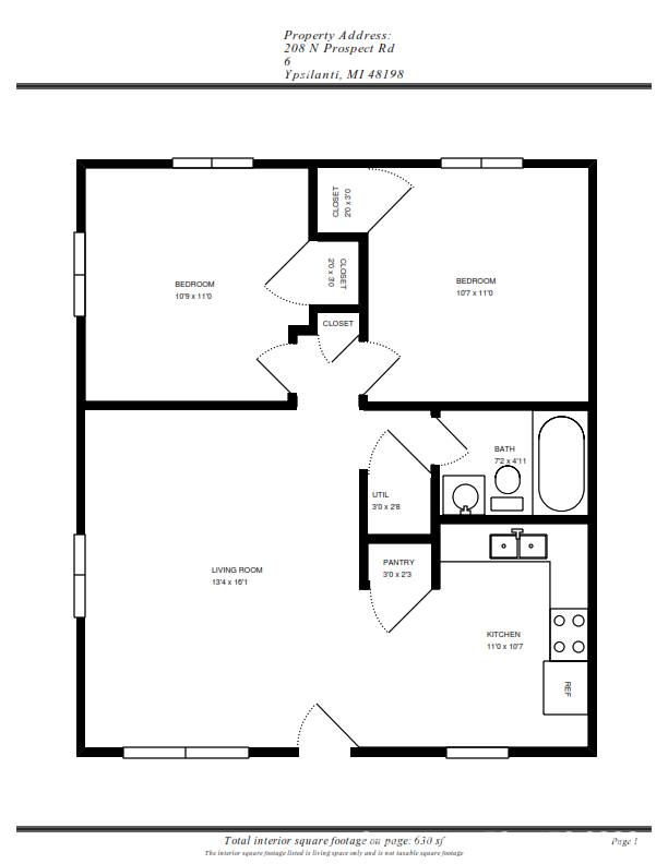 Apartment for rent at 208 N Prospect Rd #6, Ypsilanti, MI 48198