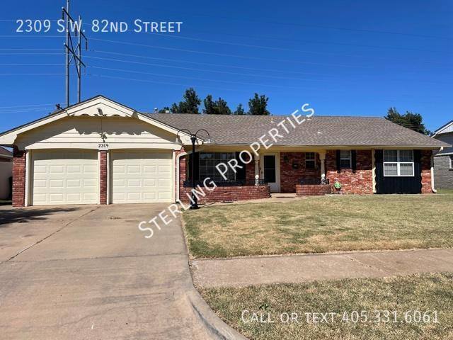 House for rent at 2309 SW 82nd St, Oklahoma City, OK 73159