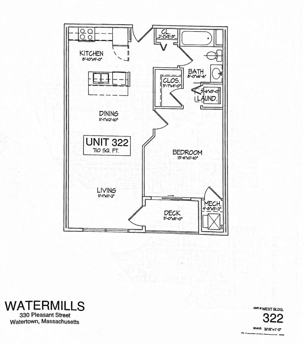 Apartment for rent at 330-350 Pleasant St #318, Watertown, MA 02472