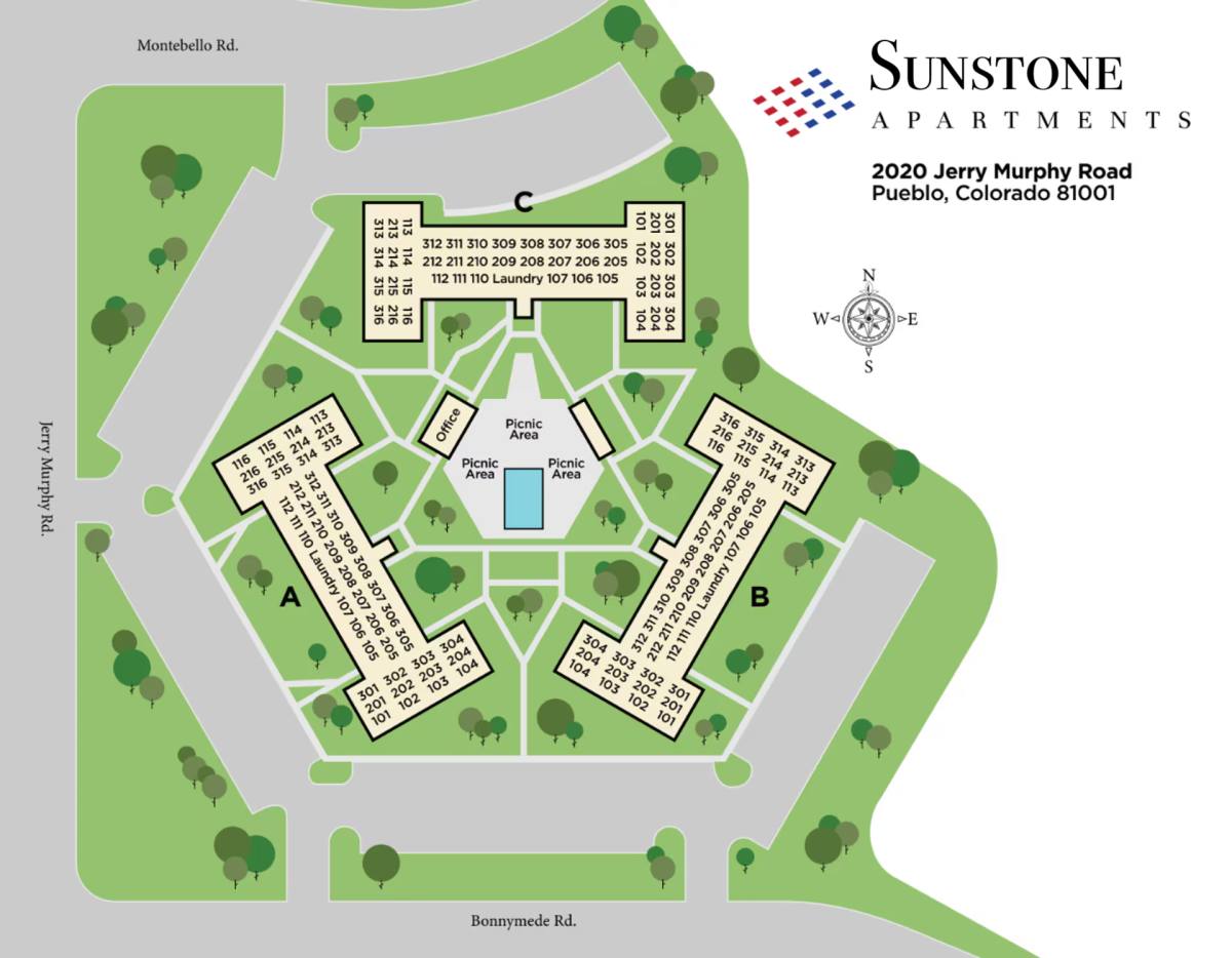 Apartment for rent at 45 Bonnymede Rd #B-206, Pueblo, CO 81001