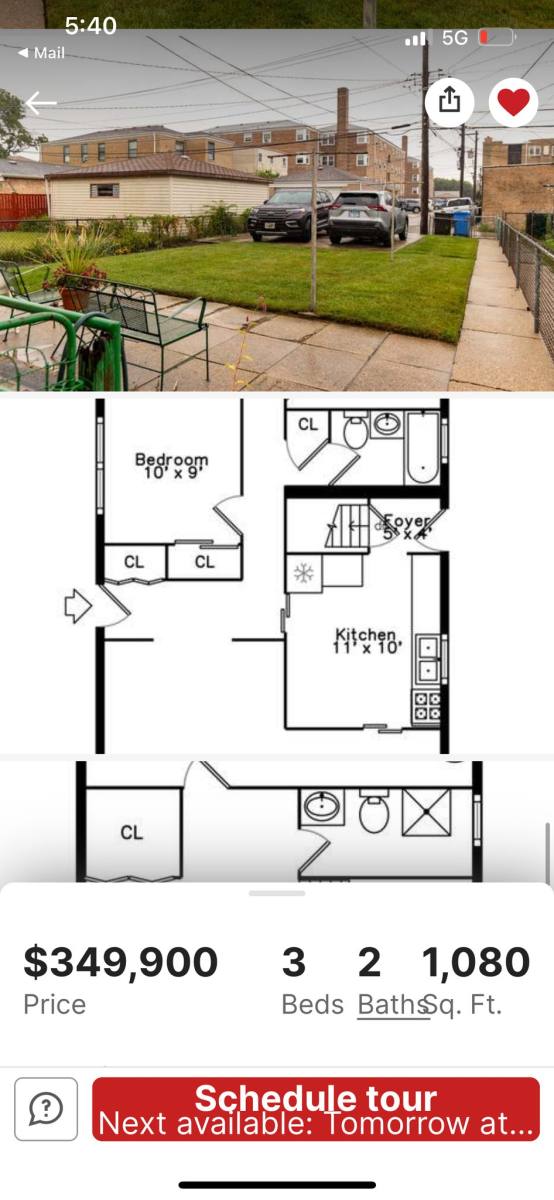 Apartment for rent at 2854 W Farragut Ave - 1st Floor, Chicago, IL 60625