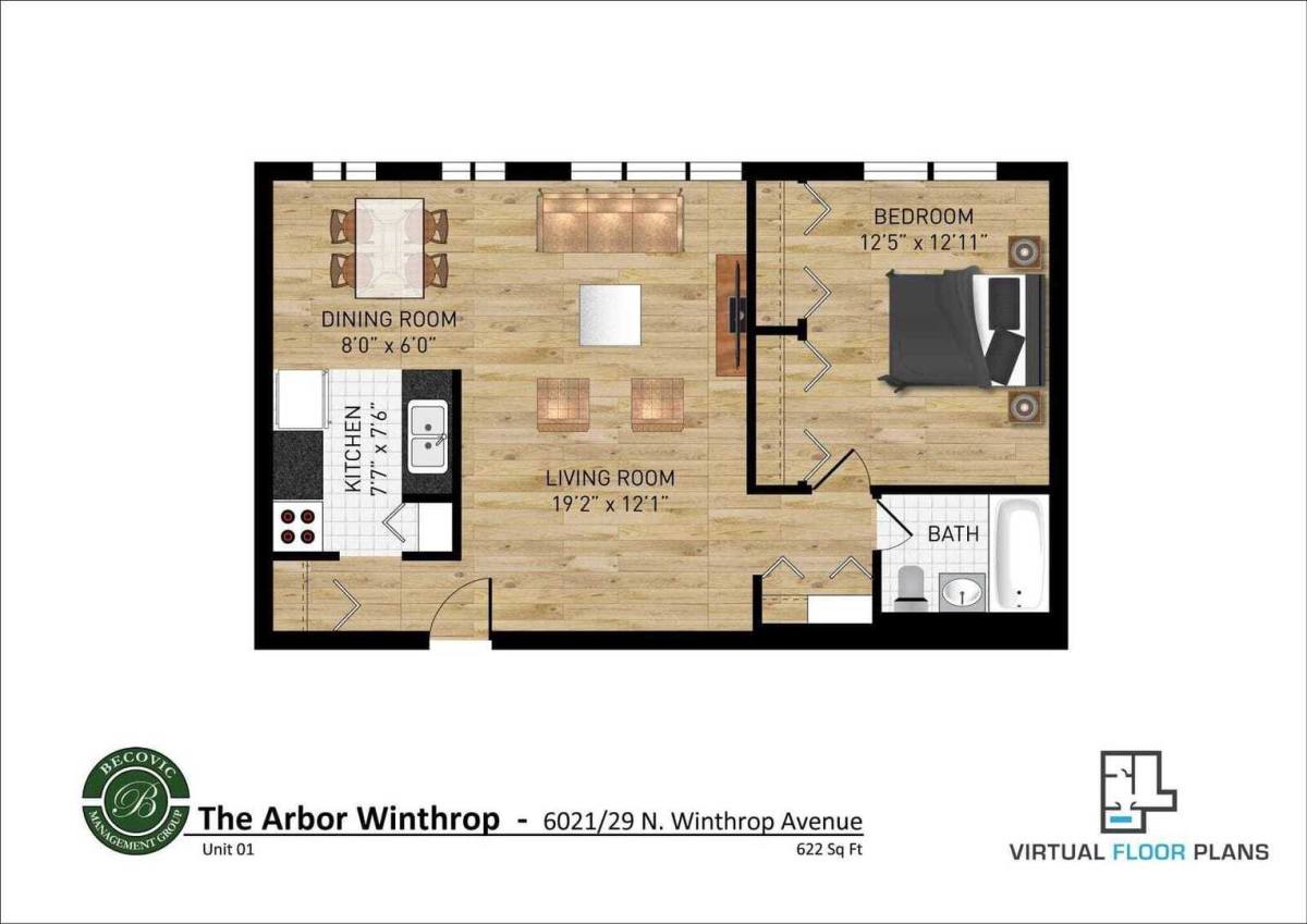 Apartment for rent at 6021 N Winthrop Ave, Chicago, IL 60660