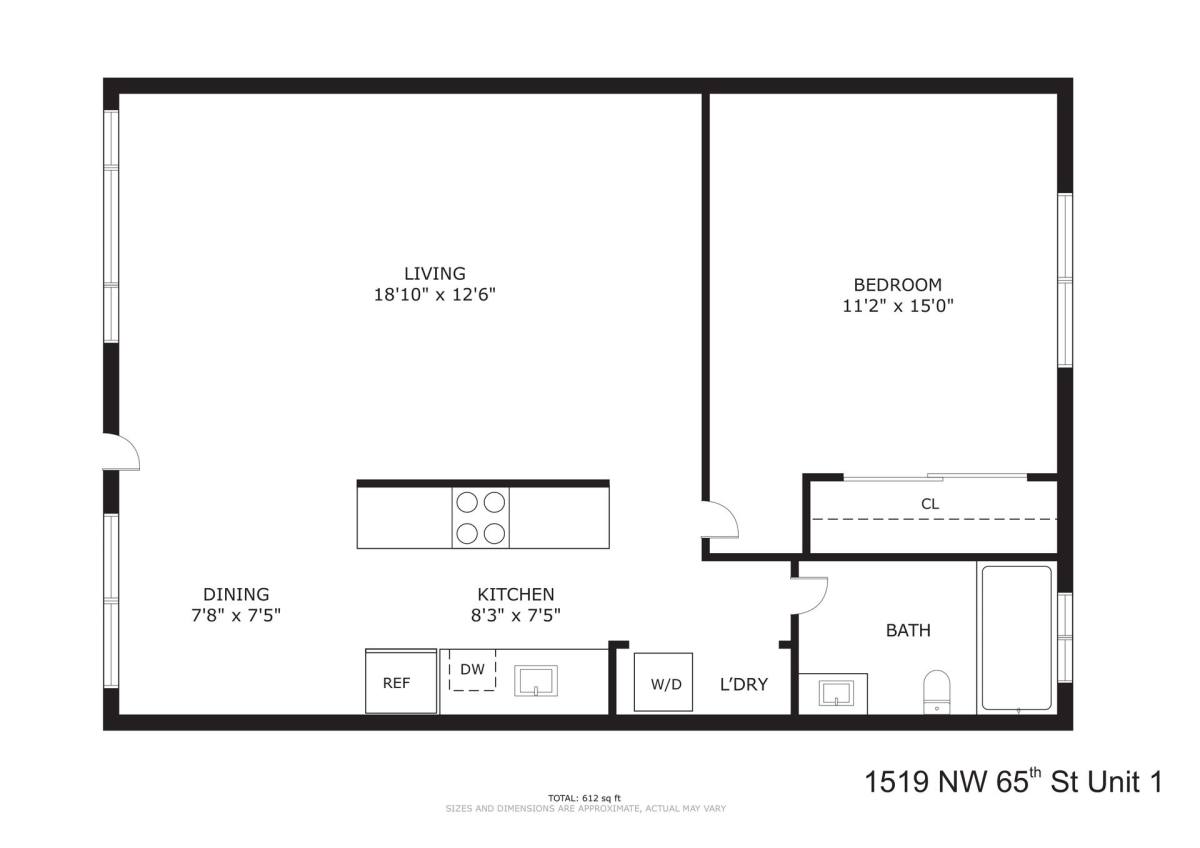 Apartment for rent at 1519 NW 65th St, Seattle, WA 98117
