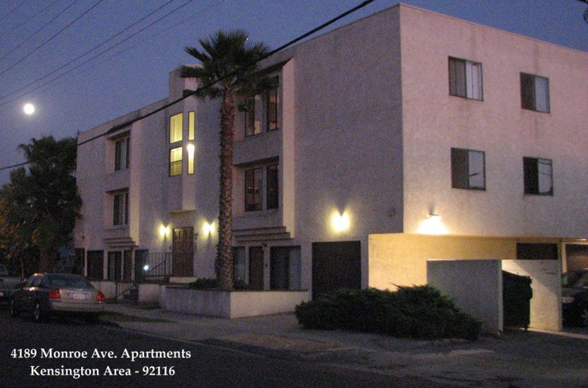 Apartment for rent at 4189 Monroe Ave, San Diego, CA 92116
