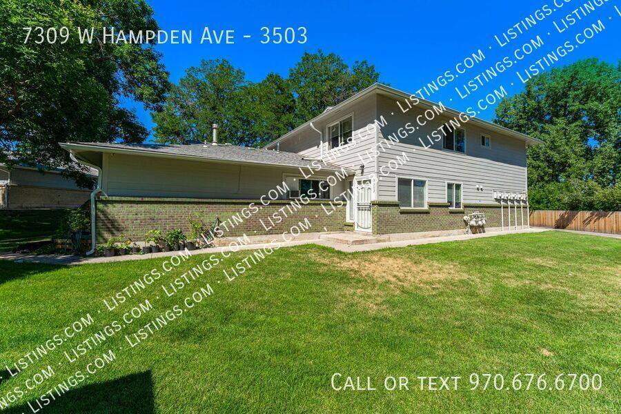 Townhouse for rent at 7309 W Hampden Ave #3503, Denver, CO 80227