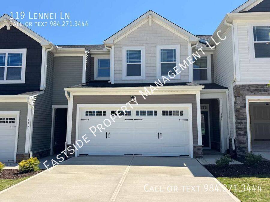 Townhouse for rent at 119 Lennei Lane, Garner, NC 27529