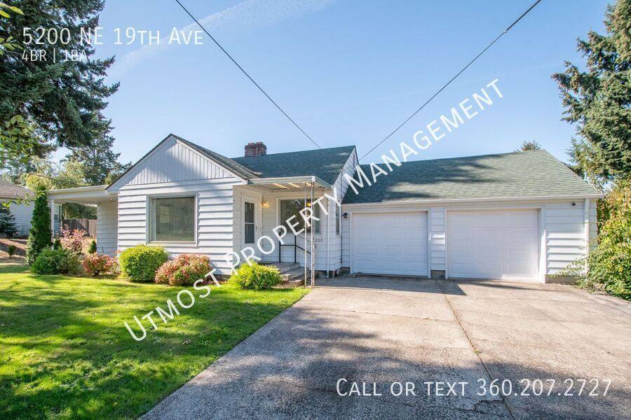 House for rent at 5200 NE 19th Ave, Vancouver, WA 98663