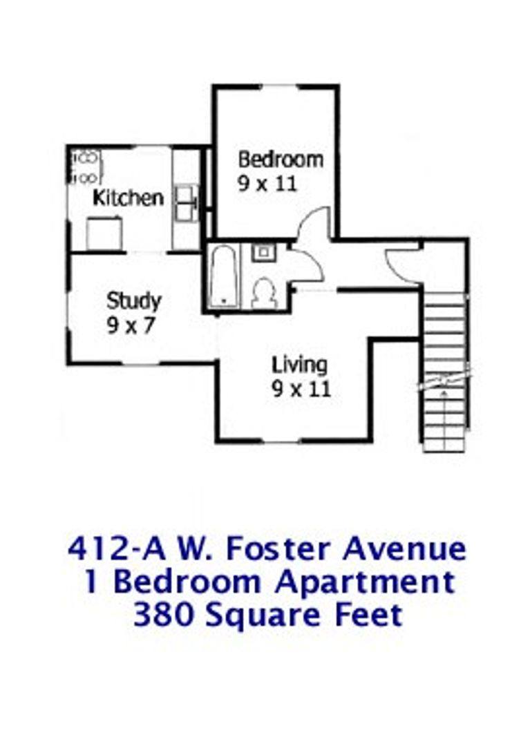 Apartment for rent at 412 W Foster Ave, State College, PA 16801