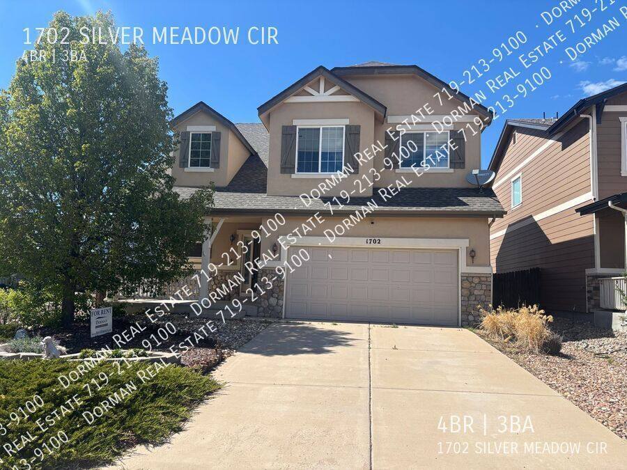 House for rent at 1702 Silver Meadow Circle, Colorado Springs, CO 80951