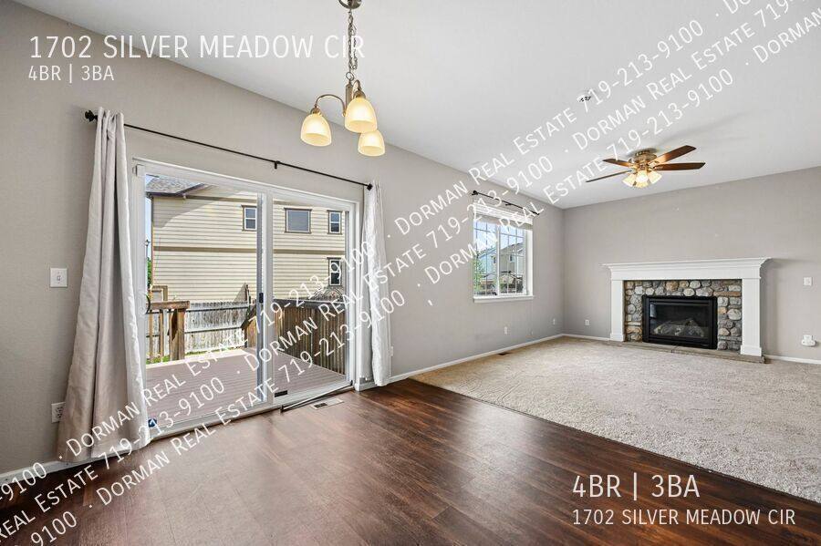 House for rent at 1702 Silver Meadow Circle, Colorado Springs, CO 80951
