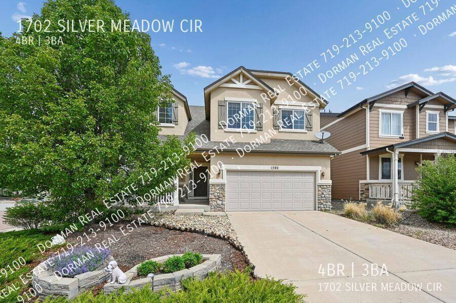 House for rent at 1702 Silver Meadow Circle, Colorado Springs, CO 80951
