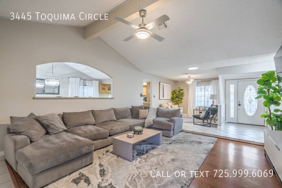 House for rent at 3445 Toquima Circle, Las Vegas, NV 89120