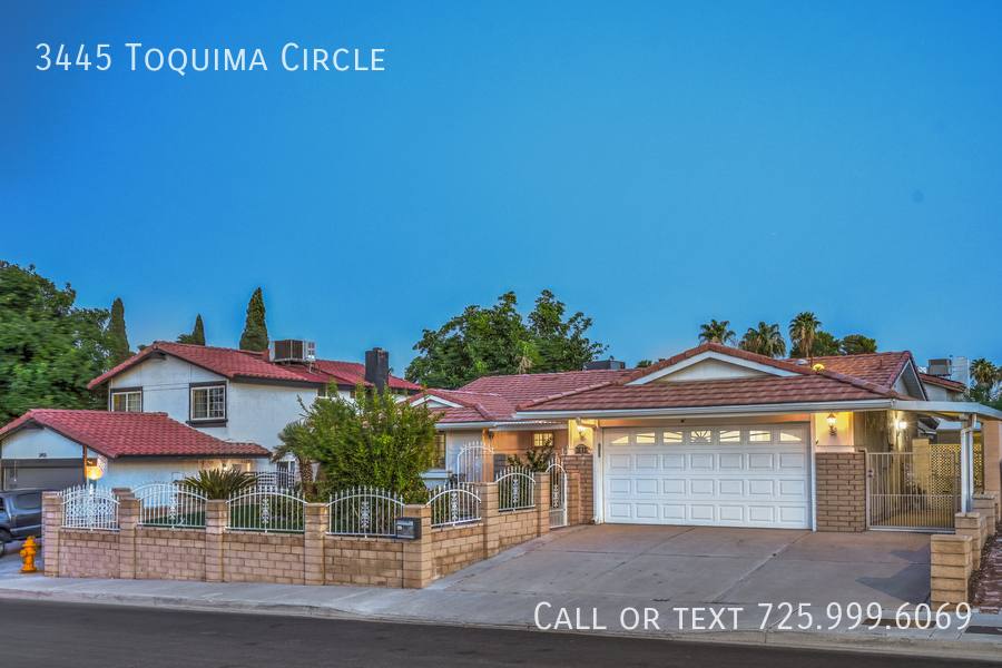 House for rent at 3445 Toquima Circle, Las Vegas, NV 89120