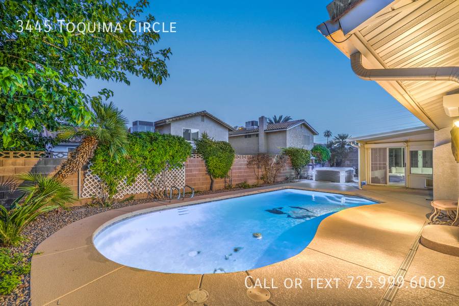 House for rent at 3445 Toquima Circle, Las Vegas, NV 89120